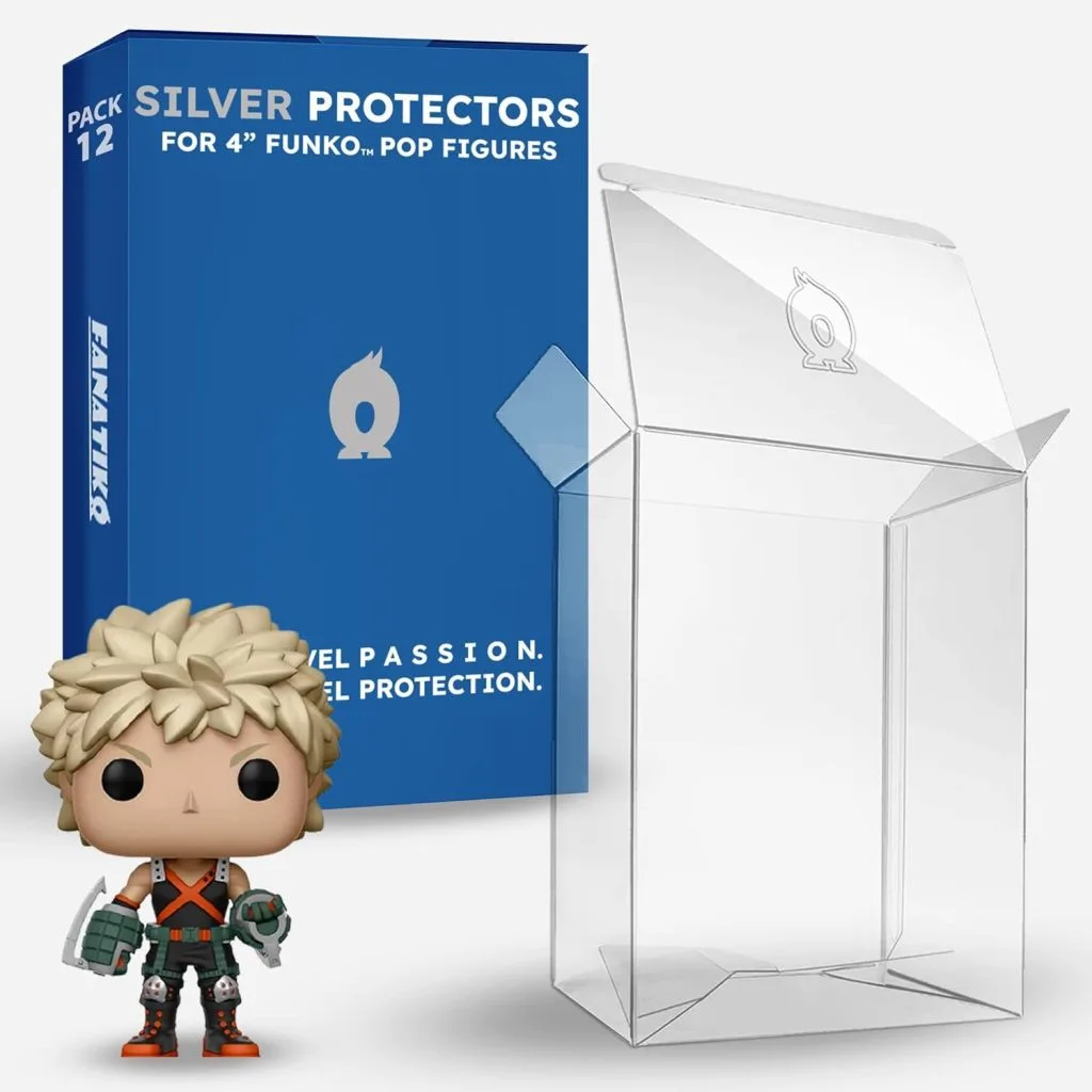 Pack de 12 Protectores Silver para Funko Pop 4"