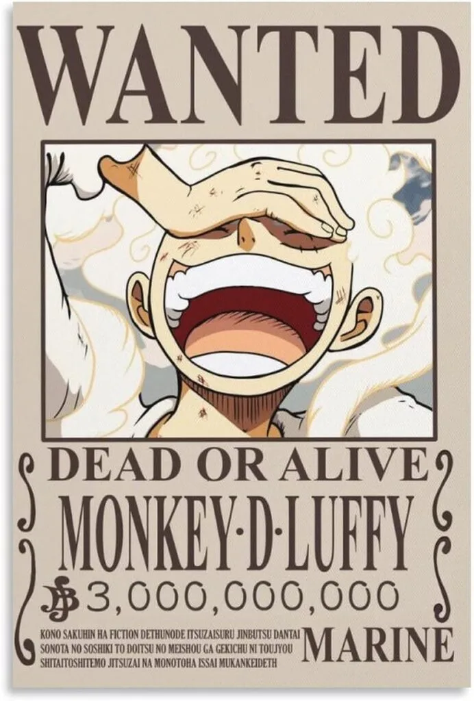 CARTEL WANTED MONKEY D LUFFY GEAR 5