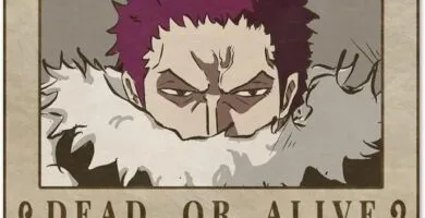 CARTEL WANTED DE CHARLOTTE KATAKURI