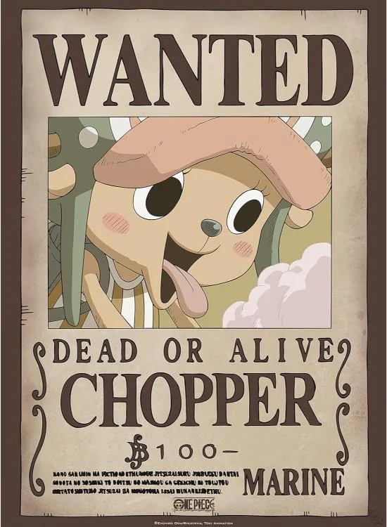 CARTEL WANTED TONY TONY CHOPPER