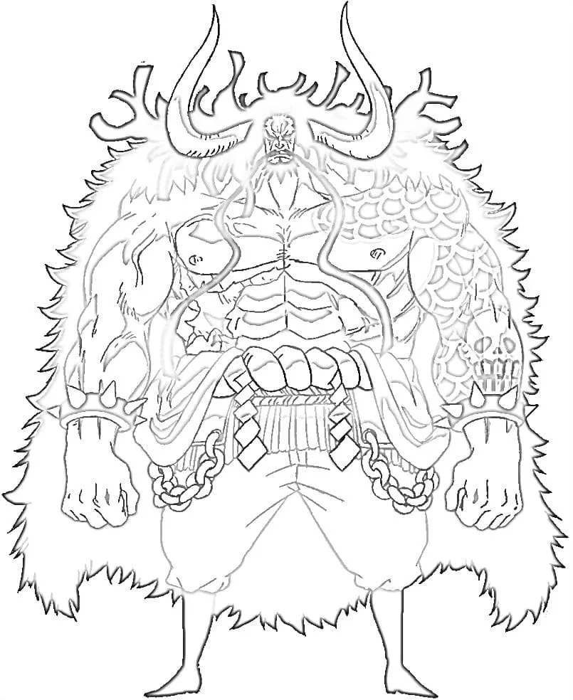 kaido para colorear