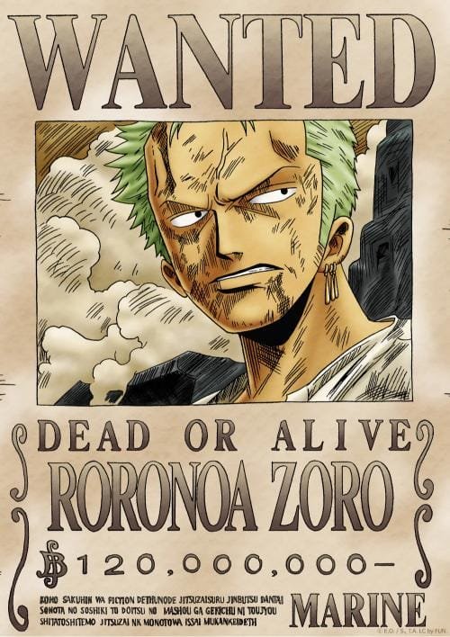poster zoro one piece